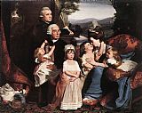 John Singleton Copley Famous Paintings - The Copley Family